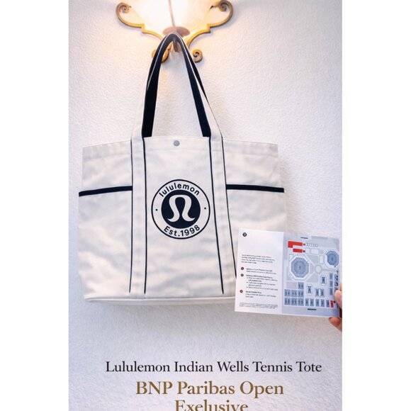 Lululemon Indian Wells Tennis Tote 20L BNP Paribas Open Exclusive Bag NEW - Picture 2 of 4